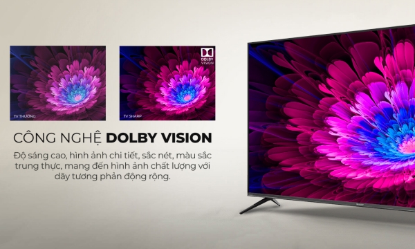 Android Tivi Sharp 4K 55 inch 4T-C55EK2X