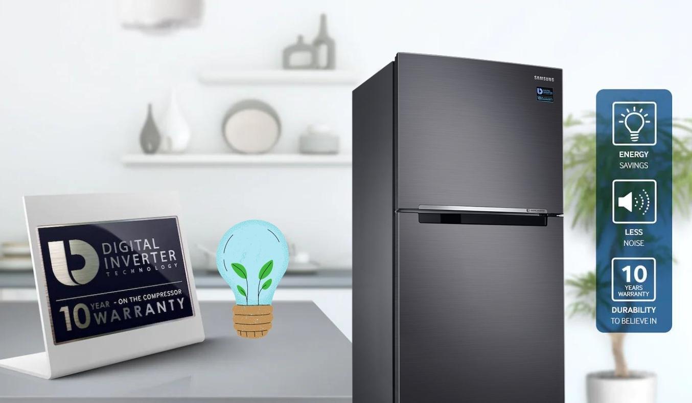 Tủ lạnh Samsung Inverter 460 lít RT46K603JB1 công nghệ inverter tiết kiệm điện