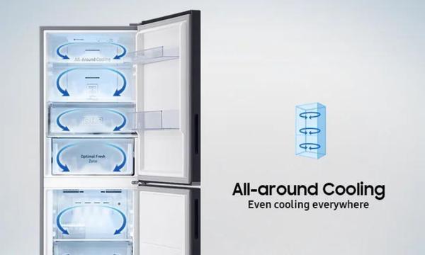 Tủ lạnh Samsung Inverter 460 lít RT46K603JB1 làm lạnh nhanh, lạnh đều