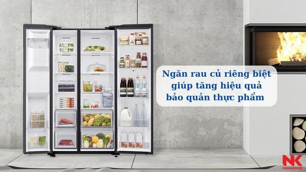 Tủ lạnh Samsung Inverter 616 lít RS64T5F01B4/SV