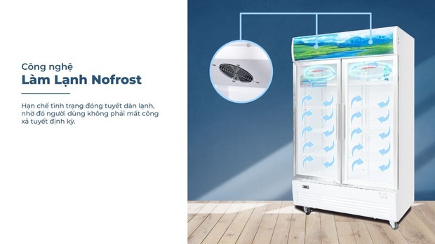 Công nghệ làm lạnh Nofrost của tủ mát Sanaky