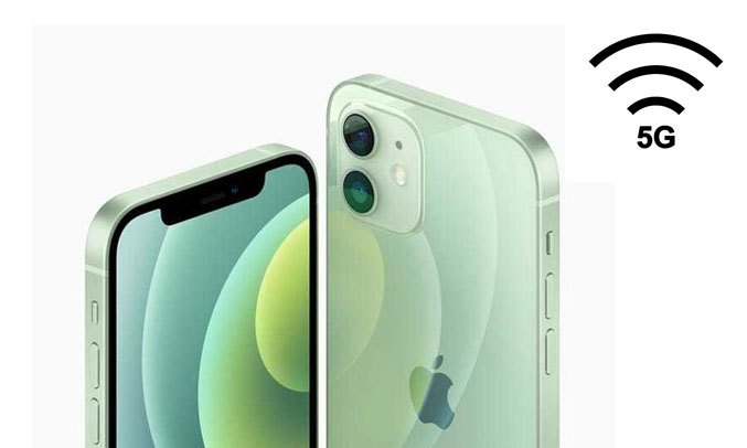 Điện thoại iPhone 12 64GB Xanh lá Tốc độ truyền tải 5G