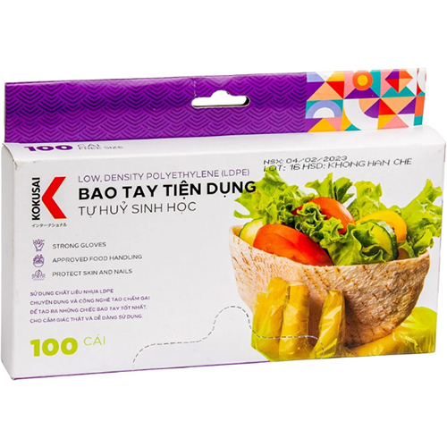 Bao Tay Kokusai LDPE 100 sheet