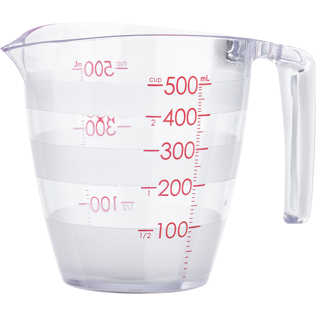 Cốc Đong Chia Vạch Inochi Yoko 500Ml, 200Ml Hàng Chịu Lực Tốt Và Chịu Nhiệt