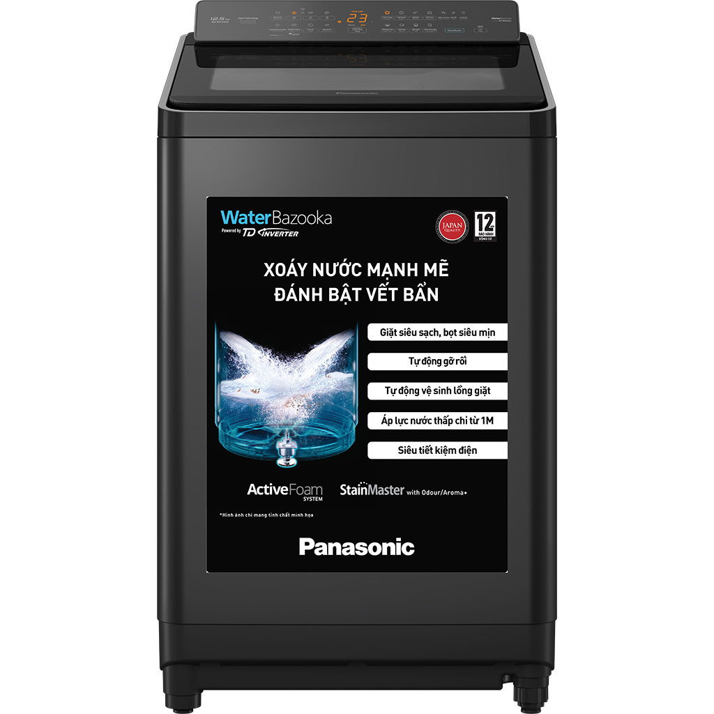 Máy Giặt Panasonic Inverter 12.5 Kg Na - Fd125X3Bv