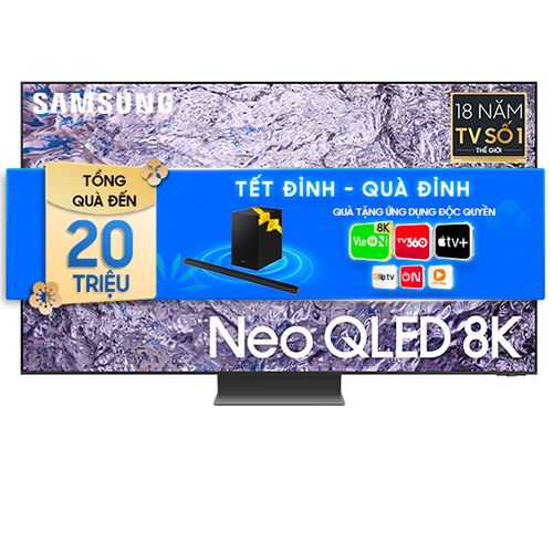 Smart Tivi Neo QLED Samsung 8K 65 inch QA65QN800CKXXV