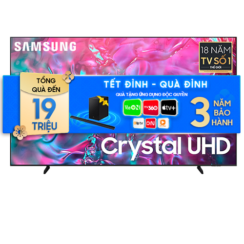 Smart Tivi Crystal Samsung 4K 98 inch UA98DU9000KXXV