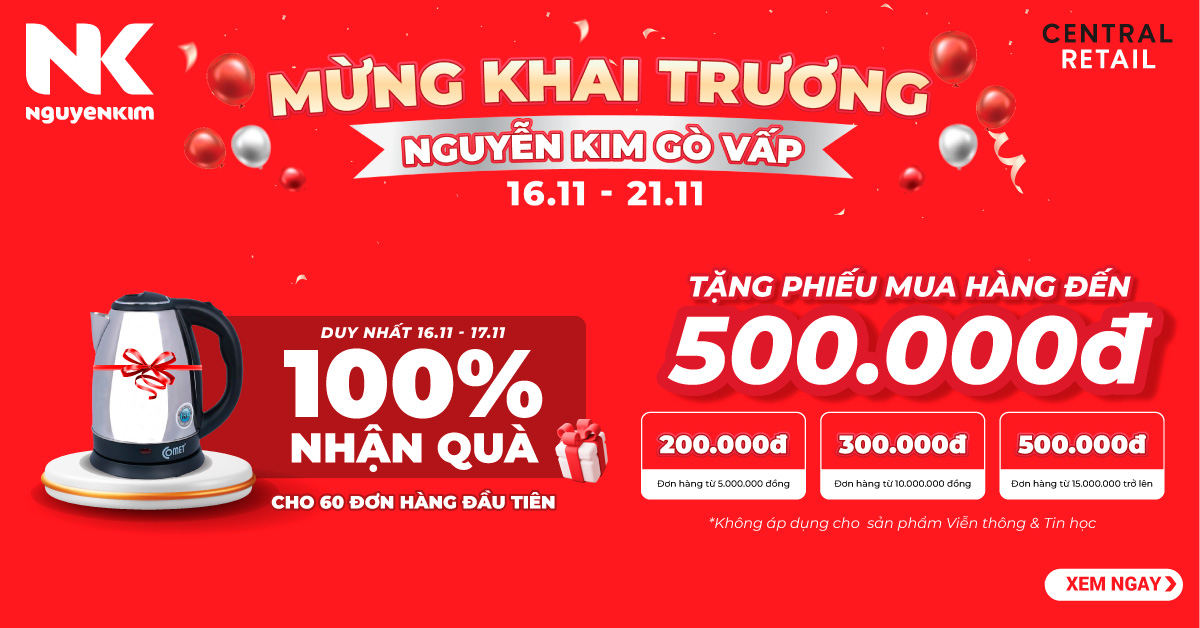 Khai trương diện mạo mới Trung tâm Nguyễn Kim Gò Vấp