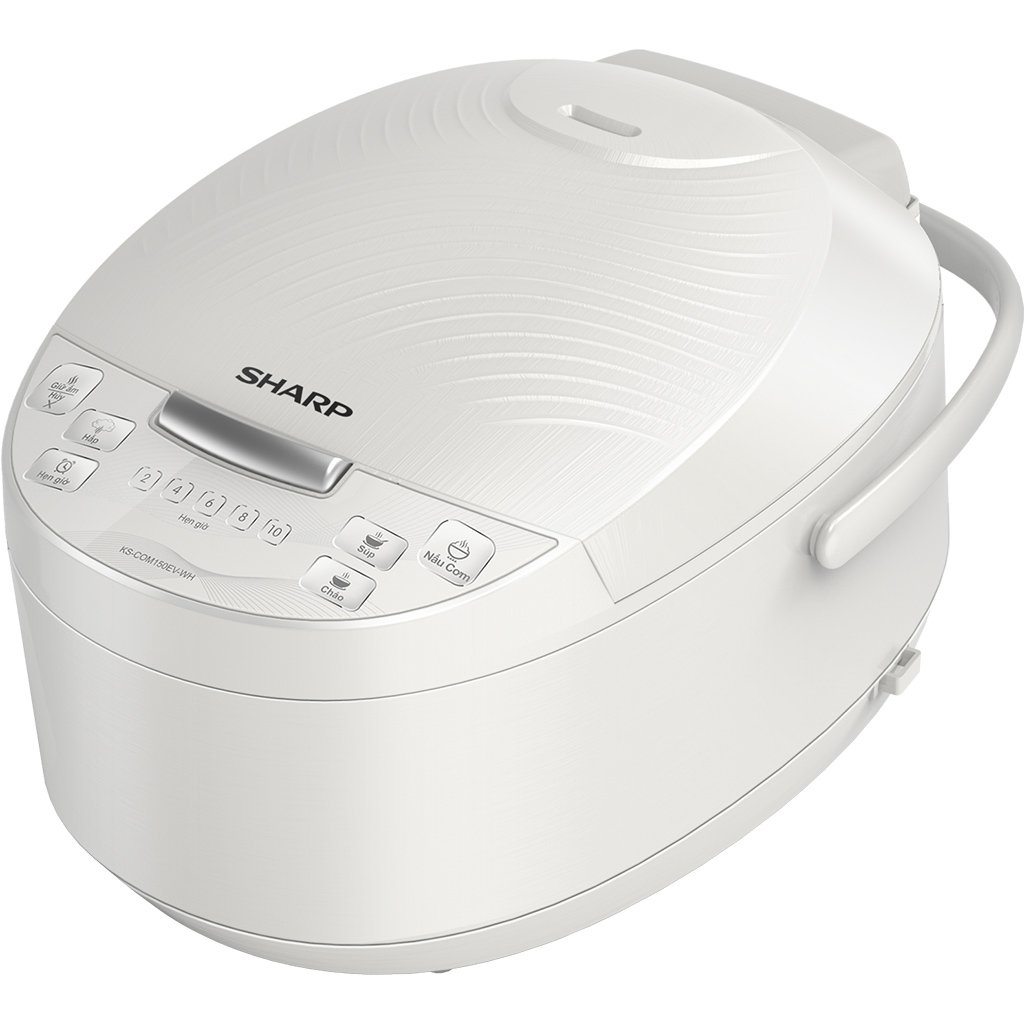 Nồi cơm điện tử Sharp 1.5 lít KS-COM150EV-WH
