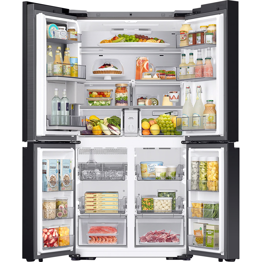 Tủ Lạnh Samsung Inverter Bespoke 4 Cửa AI Family Hub 636L RF65DB990012SV  Giá Rẻ