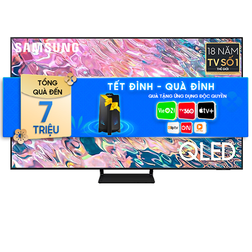 Smart Tivi QLED Samsung 4K 85 inch QA85Q60BAKXXV