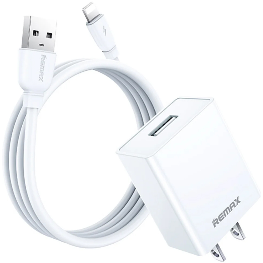 Combo củ sạc và cáp Lightning Remax RP-U95