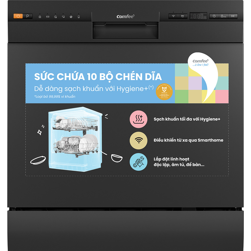 Máy Rửa Chén Độc Lập Comfee Cdw - 8F60Rb