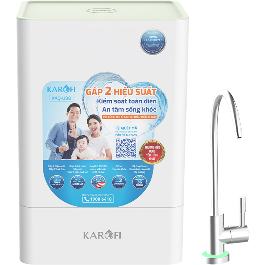 Máy lọc nước Karofi KAQ-U98