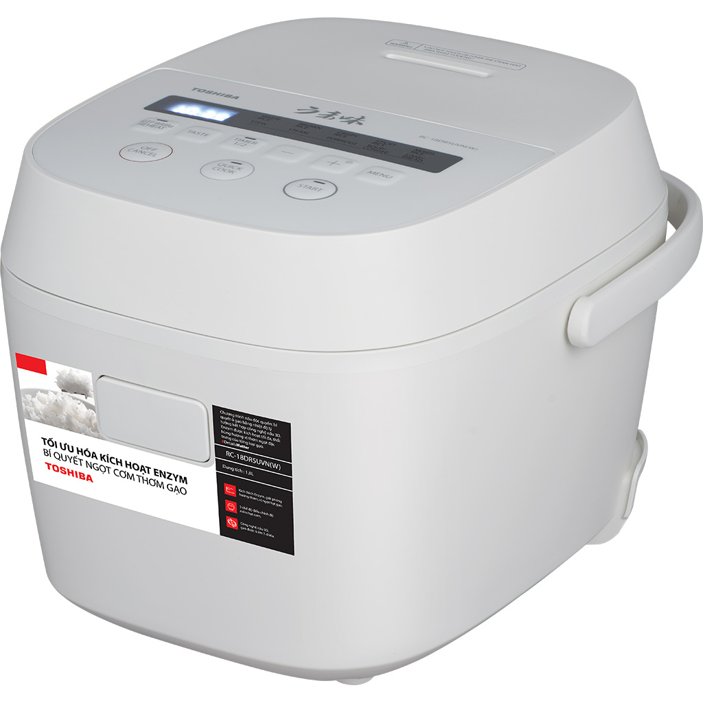 Nồi Cơm Điện Tử Toshiba 1.8 Lít Rc - 18Dr5Uvn(W)