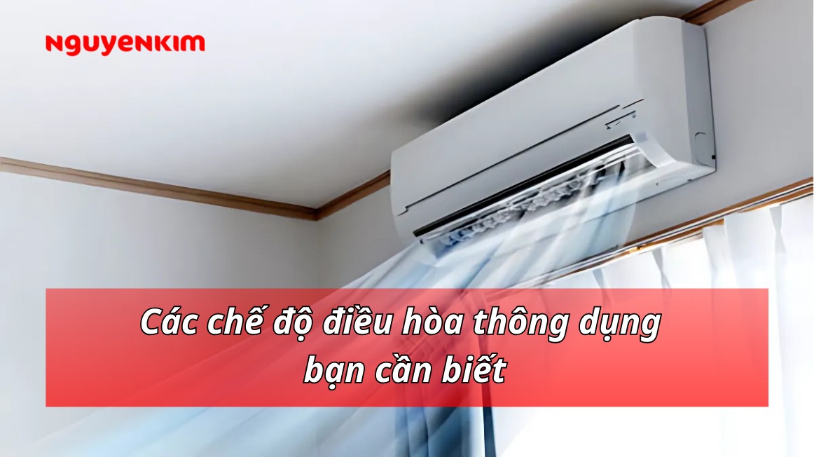 Các chế độ điều hòa thông dụng bạn cần biết