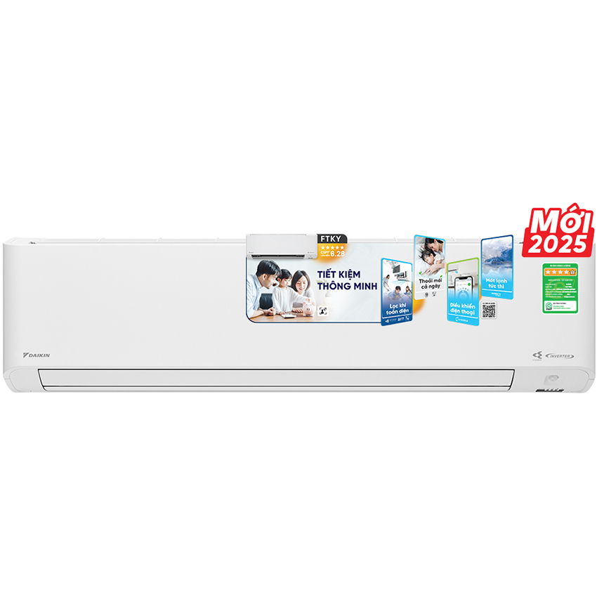Máy Lạnh Daikin Inverter 3 Hp Ftky71Zvmv/Rky71Zvmv
