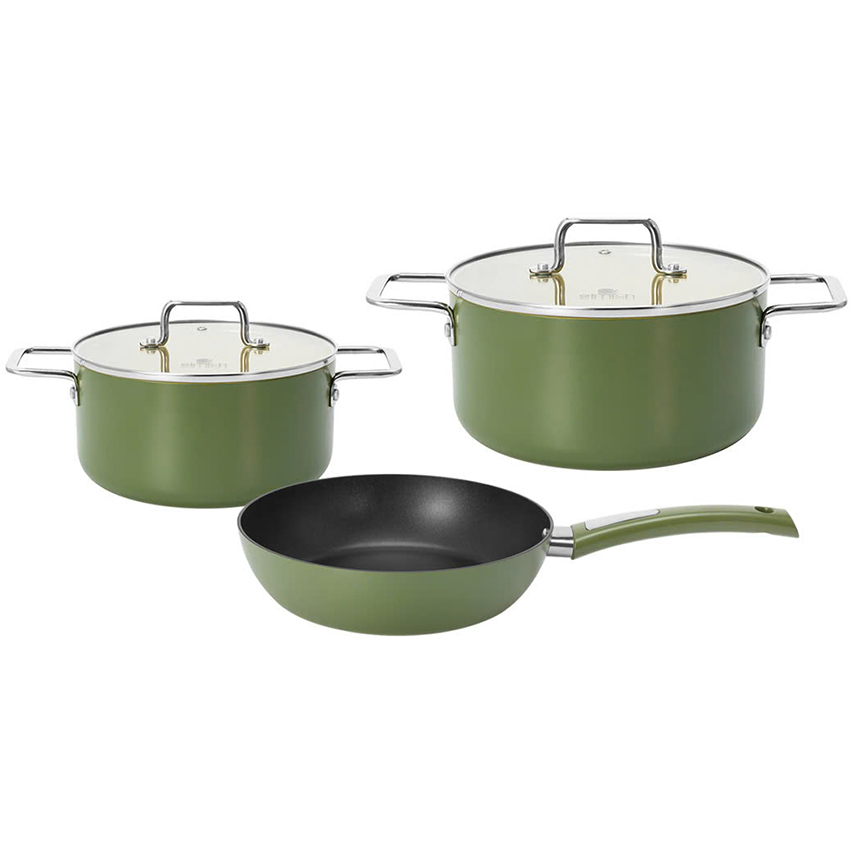 Bộ Nồi Elmich Olive 3 Món El - 5232Ov02
