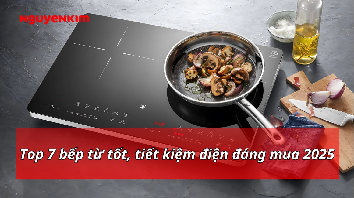 Top 7 bếp từ tốt và tiết kiệm điện đáng mua 2025