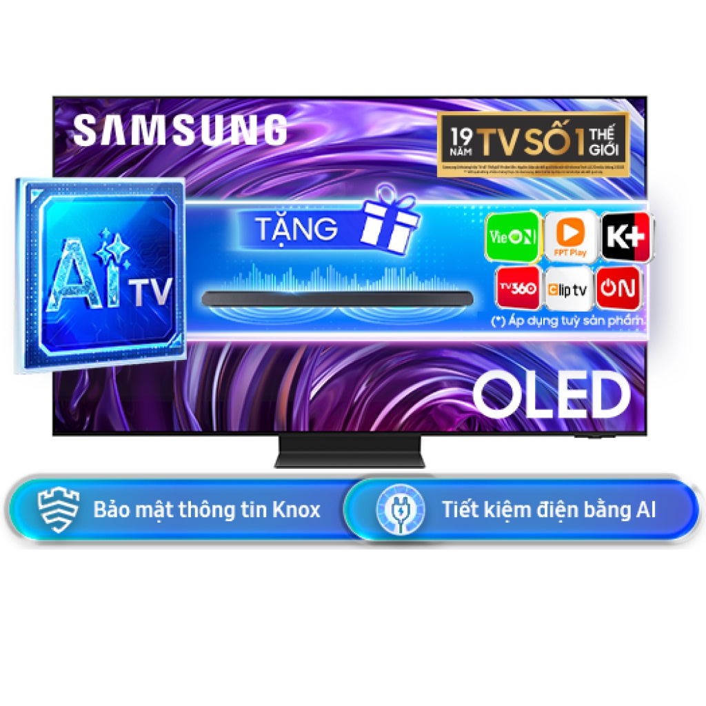 Smart Tivi OLED Samsung 4K 77 inch QA77S95DAKXXV