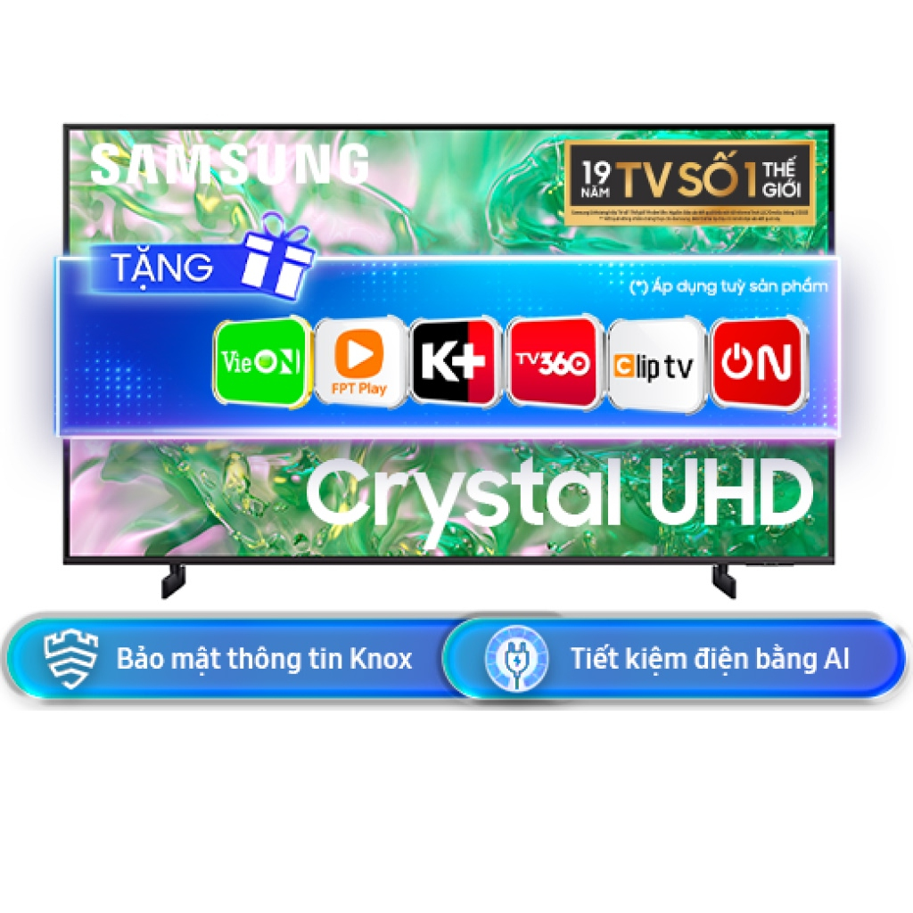 Smart Tivi Samsung 4K 65 inch UA65DU8000KXXV