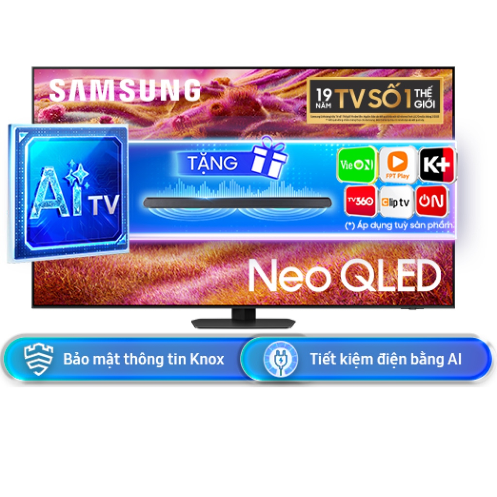 Smart Ai Tivi Neo Qled Mini Led Samsung 4K 65 Inch Qa65Qn90Fakxxv