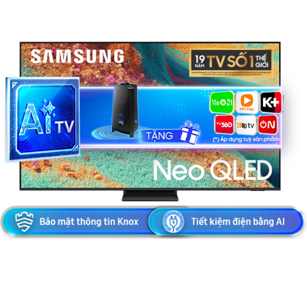Smart Ai Tivi Neo Qled Mini Led Samsung 4K 65 Inch Qa65Qn85Fakxxv