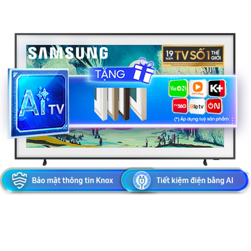 Smart Tivi Qled Lifestyle Samsung 4K 55 Inch Qa55Ls03Fakxxv