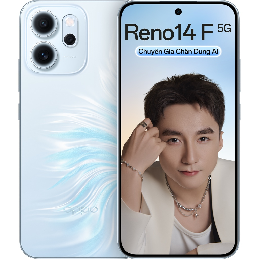 Điện Thoại Oppo Reno14 F 5G 8Gb/256Gb (Cph2743) Xanh Dương