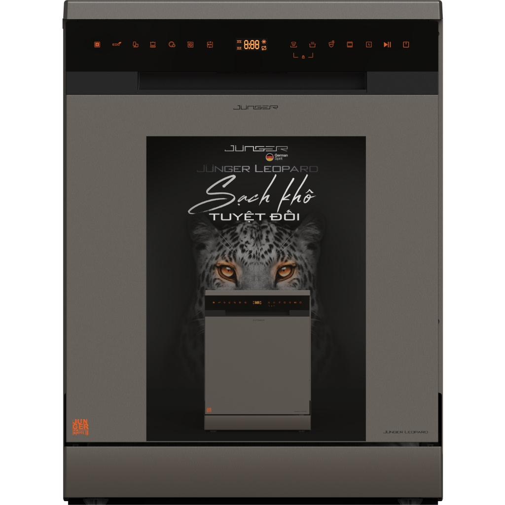 Máy Rửa Chén Junger 15 Bộ Leopard - Dwj - 163 - Ms