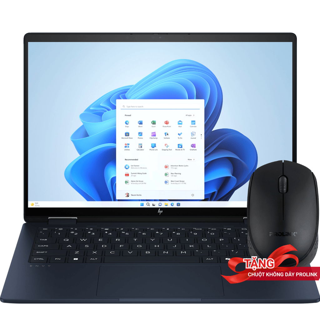 Laptop Hp Envy X360 14 - Fc0091Tu U5 - 125U/16Gb/1Tb/Win11 (A19C1Pa)