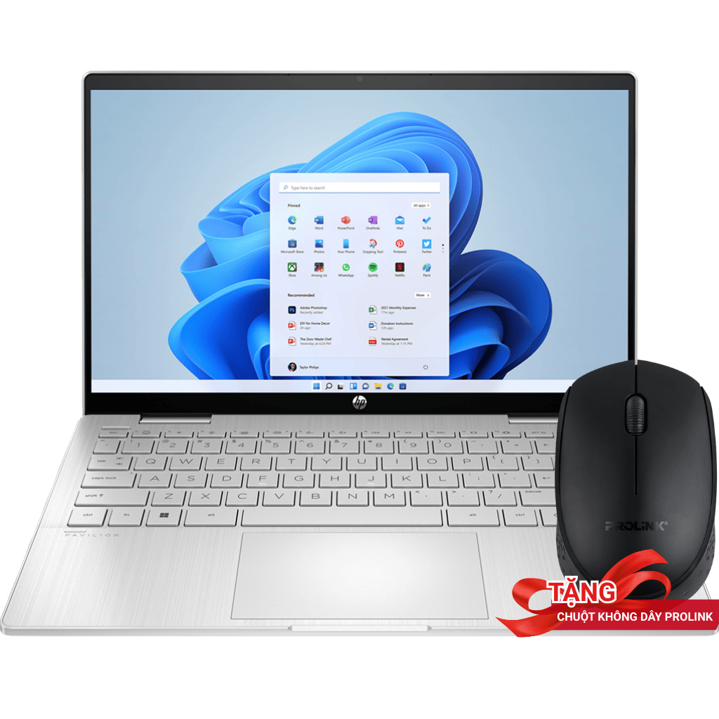Laptop Hp Pavilion X360 14 - Ek2017Tu Core 5 - 120U/16Gb/512Gb/Win11 (9Z2V5Pa)