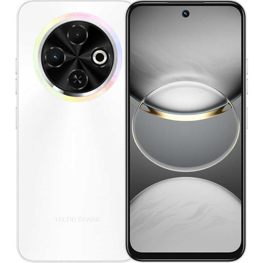 Điện Thoại Tecno Spark 30C 6Gb/128Gb Trắng Sao Sáng