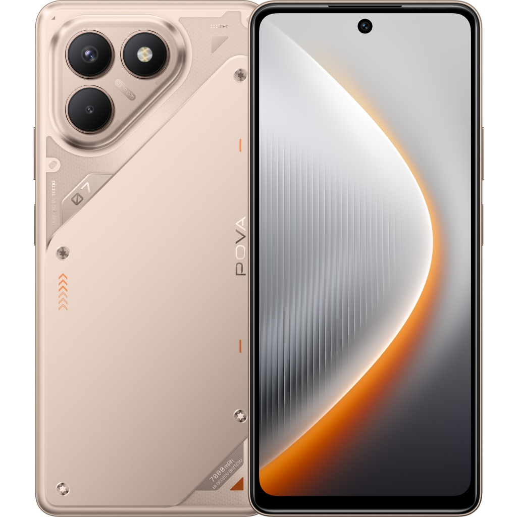 Điện Thoại Tecno Pova 7 8Gb/128Gb Nâu Titanium