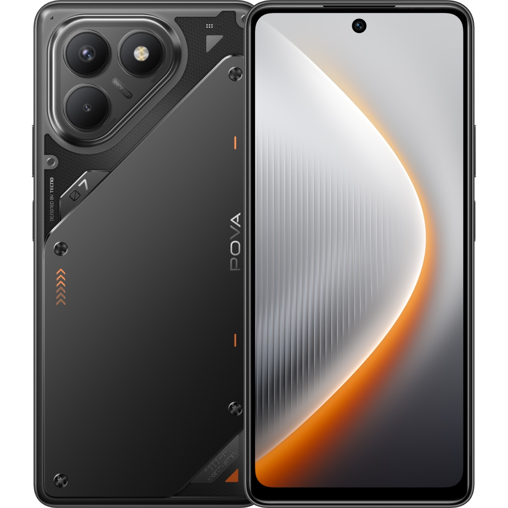 Điện Thoại Tecno Pova 7 8Gb/256Gb Đen Siêu Bền