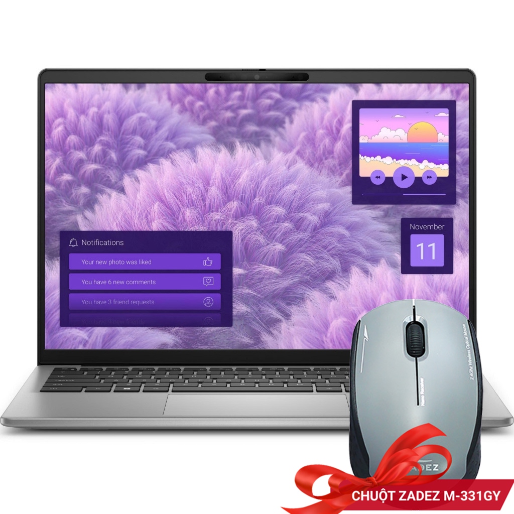 Laptop Dell Inspiron 14 5441 Snapdragon(R)/16GB/512GB/Win11 Xám (5MNK1)