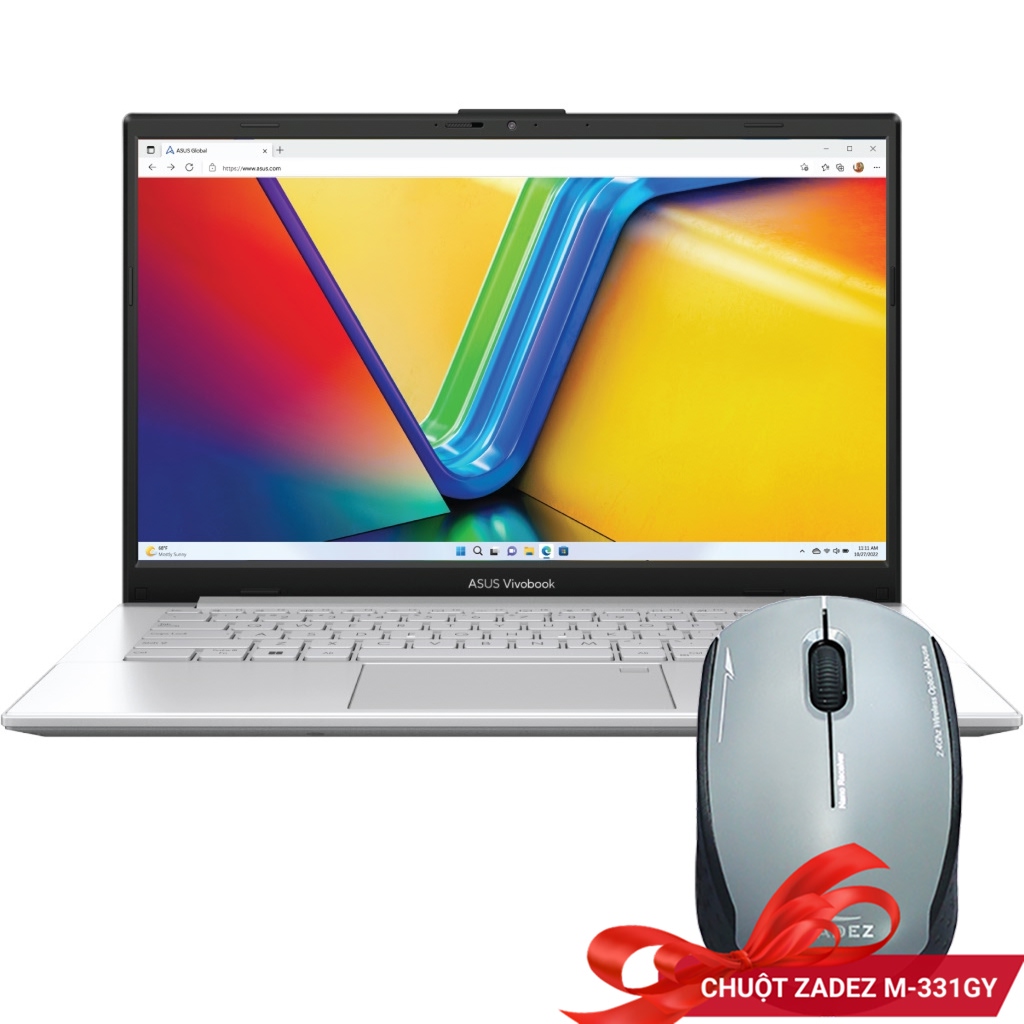 Laptop Asus Vivobook Go 14 R5-7520U/16GB/512GB/Win11 Bạc (E1404FA-EB482W)