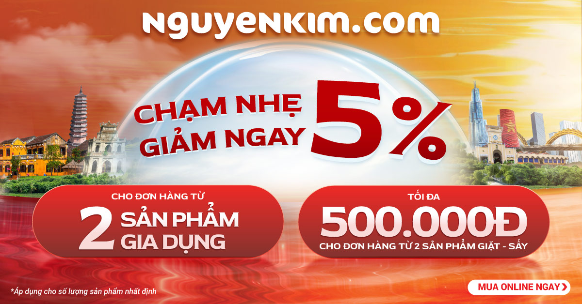 GIẢM 5% CHO ĐƠN TỪ 2 SẢN PHẨM 