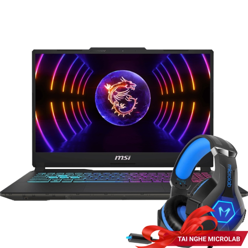 Laptop MSI Cyborg 15 i7-13620H 16GB 512GB Đen
