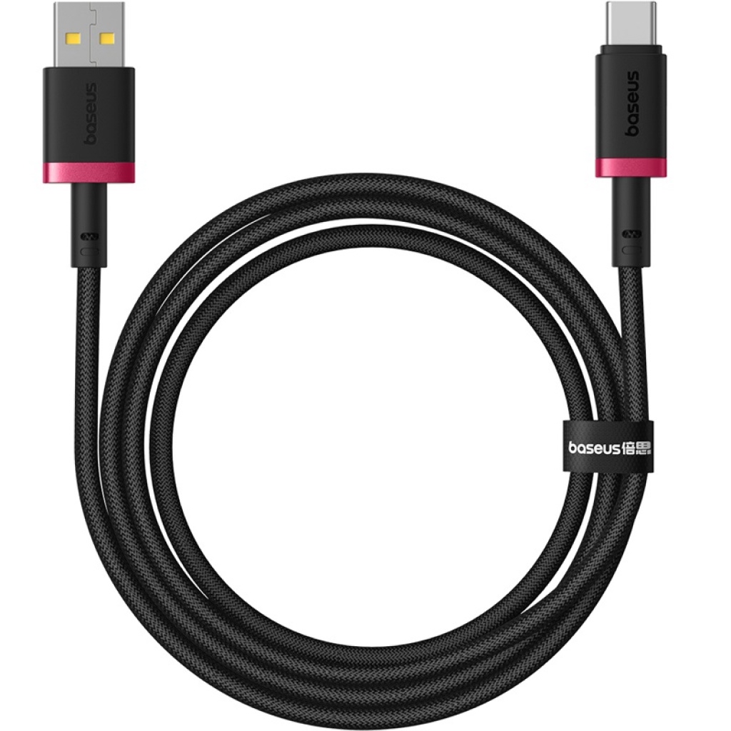 Cáp Baseus Dura Series USB-A to C Đỏ Đen