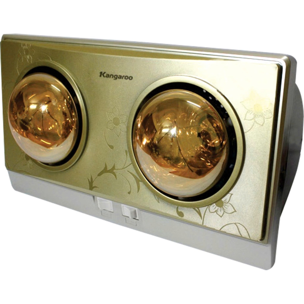 Đèn Sưởi Nhà Tắm 2 Bóng Kangaroo Kgwh02T