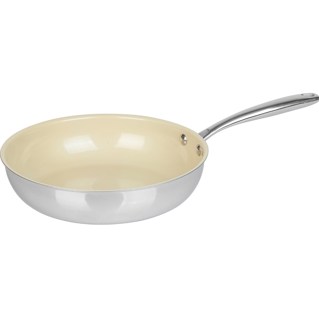 Chảo inox men gốm green cook 26cm gcp235-26ih