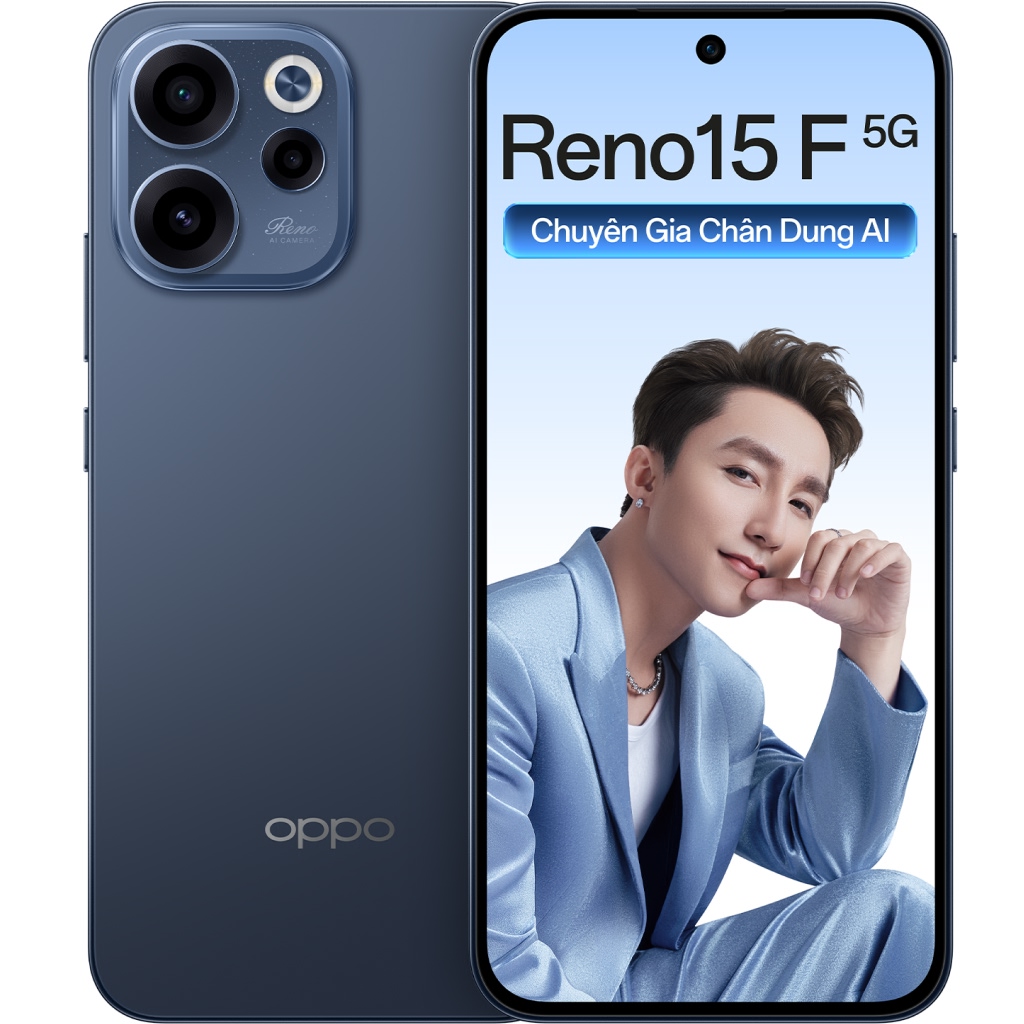 Điện thoại OPPO Reno15 F 8GB/256GB Xanh Dương