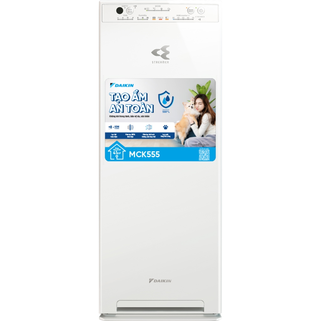 Máy lọc không khí Daikin MCK555AVMVW Trắng