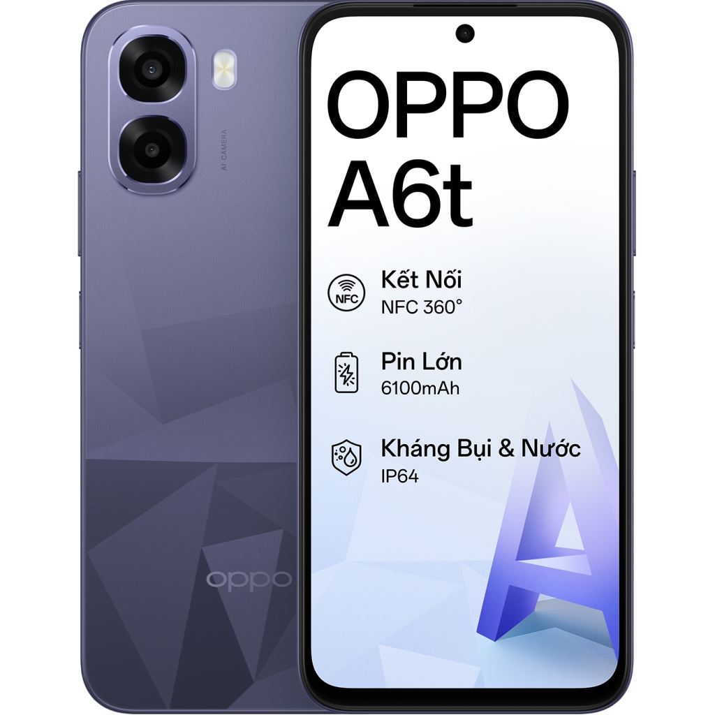 Điện thoại OPPO a6t 4GB/64GB tím