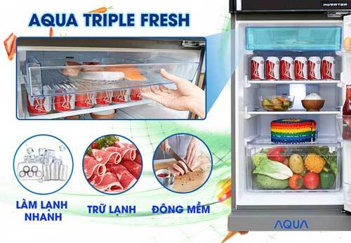 Điểm danh 3 chiếc tủ lạnh Aqua có công nghệ cấp đông mềm | Nguyễn Kim Blog
