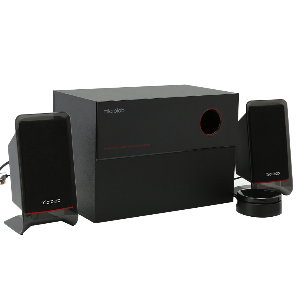 Loa vi tính Microlab M200/2.1 màu đen, giá rẻ tại Nguyễn Kim