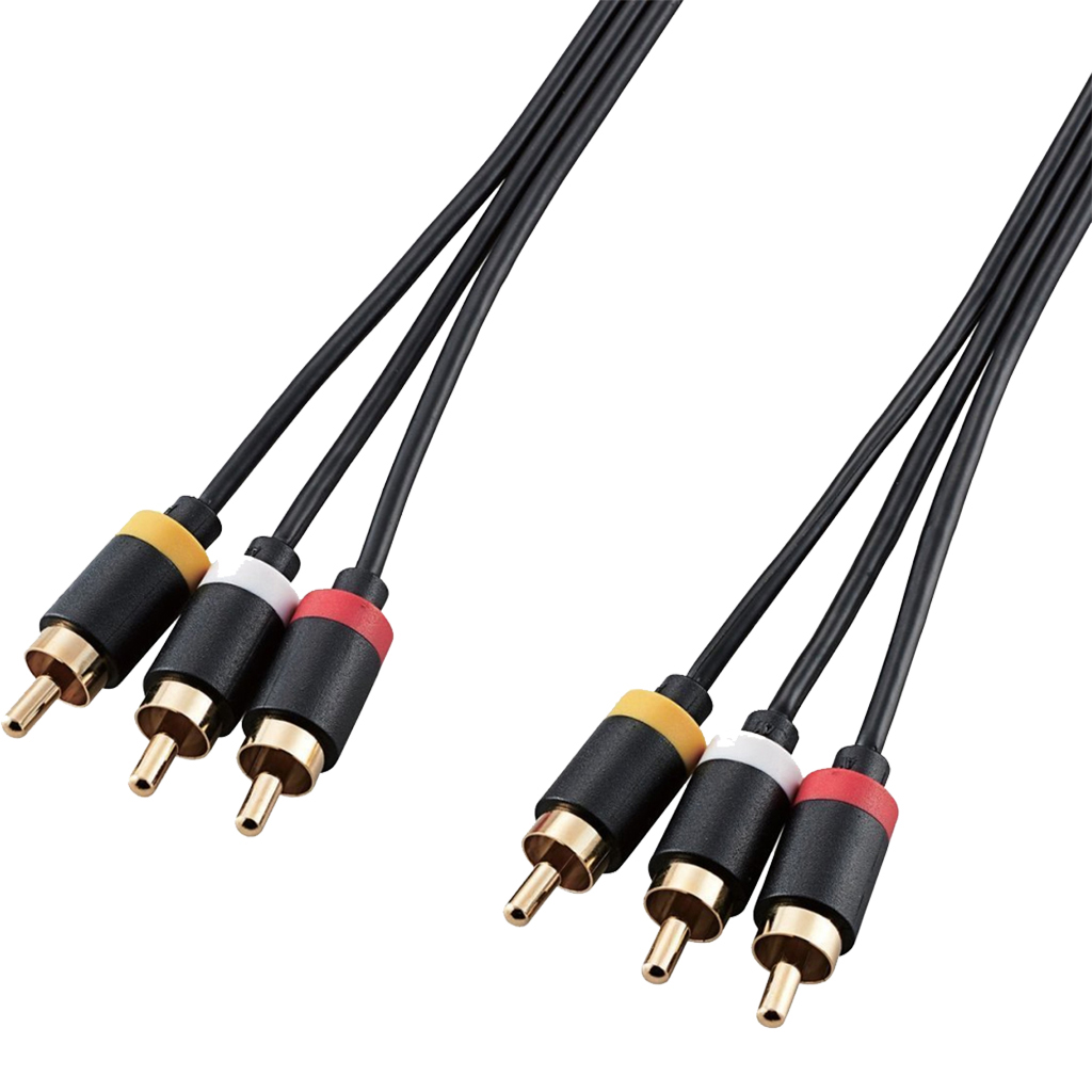 Cáp Audio 3Xrca - 3Xrca 2.0M Elecom Dh - Wryn20