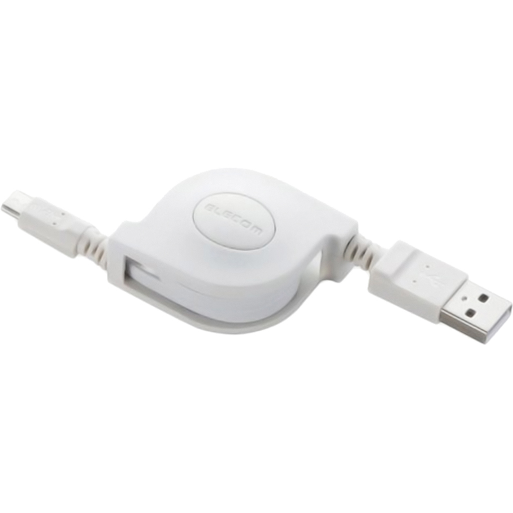 CÁP MICRO USB 2A 0.7M ELECOM MPA-AMBR2U07WH