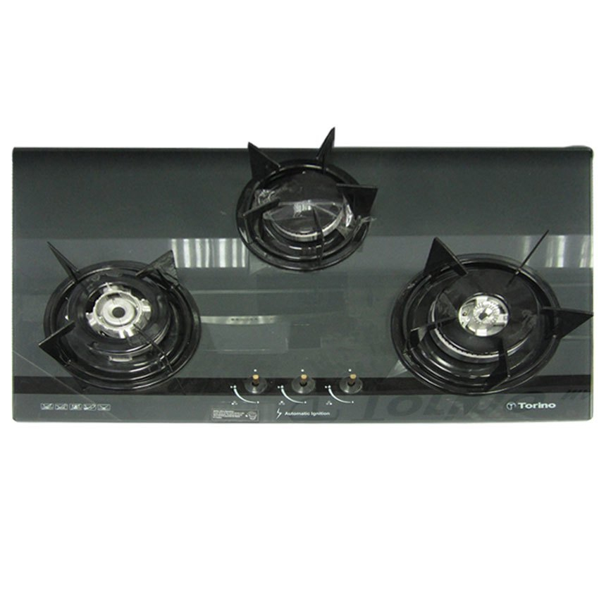 Bếp gas Torino Milano 3B màu đen chính hãng giá rẻ tại